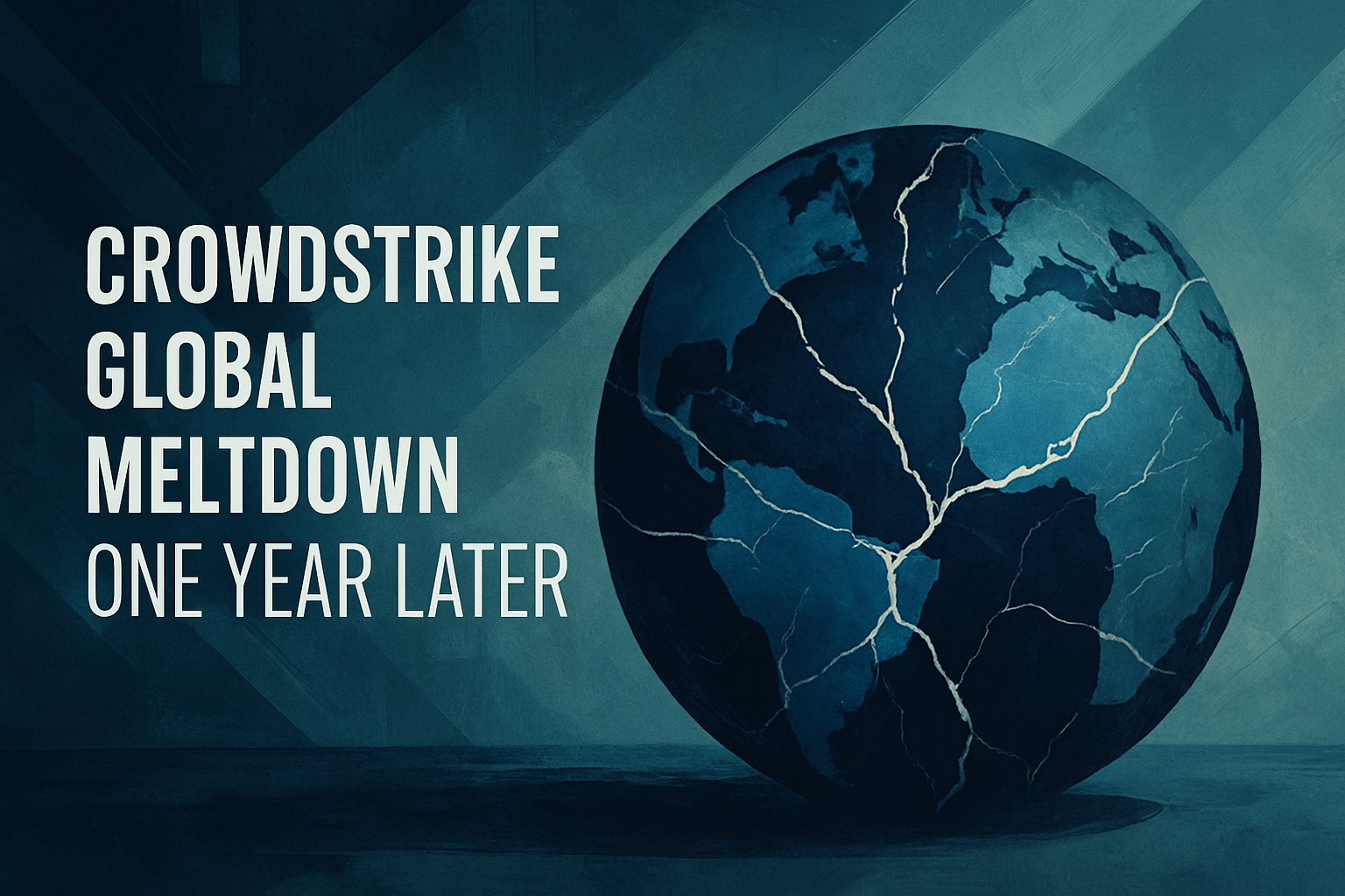 CrowdStrike Global Meltdown One Year Later infographic